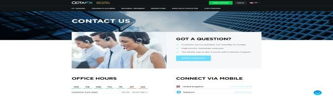 Soporte al Cliente de Octa